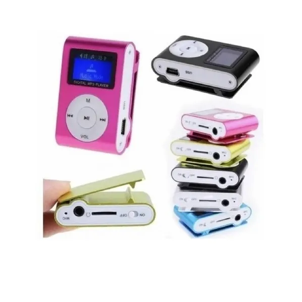 Mini Mp3 Player Carinha Piscando + Cabo V3 + Sd 8gb 2k Musicas